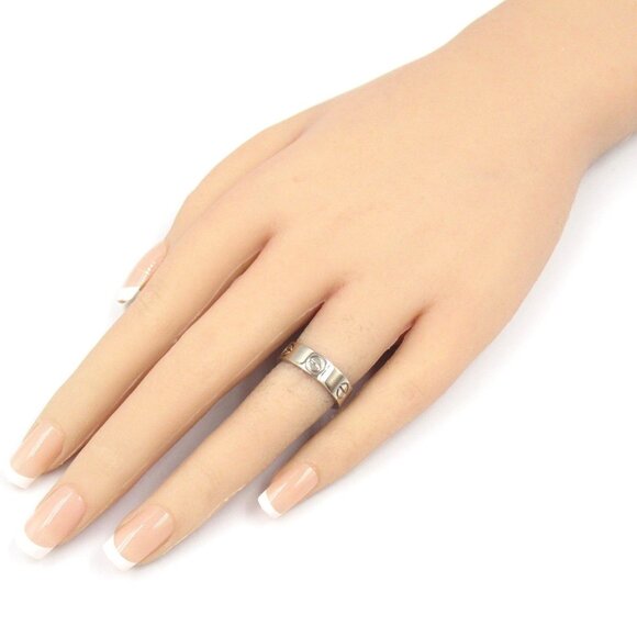 CARTIER 18k White Gold Love Ring - Picture 10 of 10